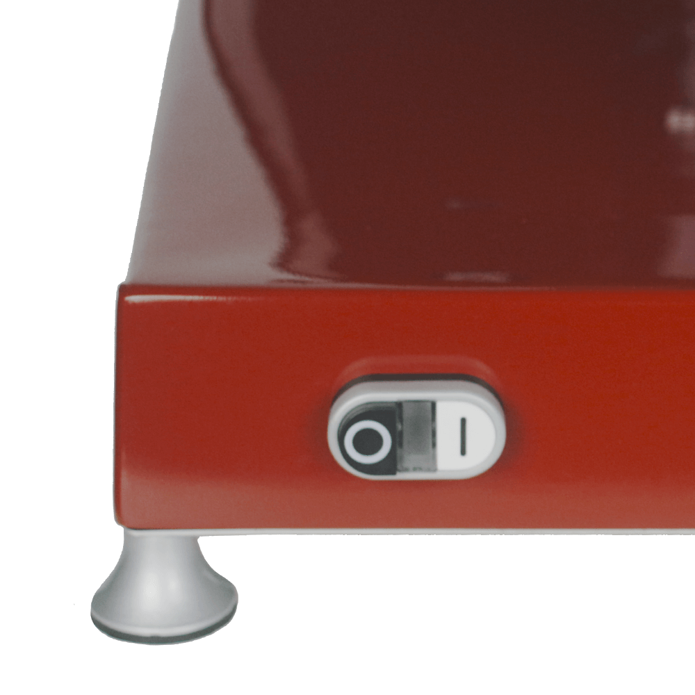 bouton - Trancheuse électrique verticale 370mm rouge WISMER